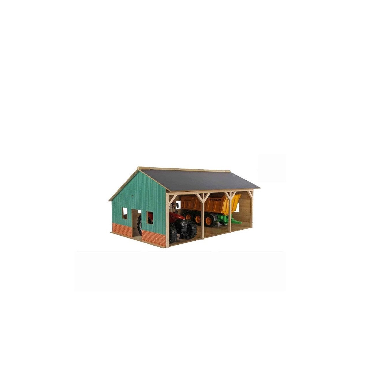 Kids Globe Spielwelt für Traktoren + Anhänger 1:16 für 3 Fahrzeuge