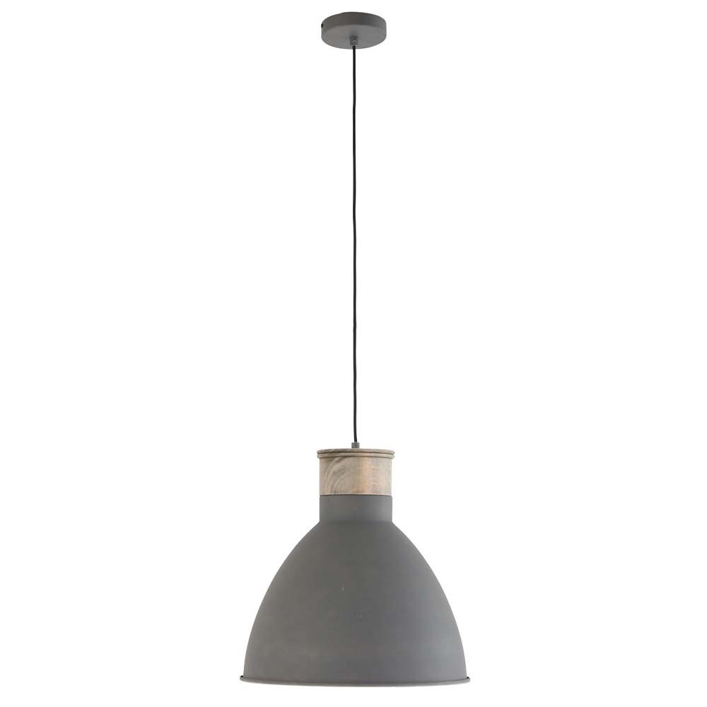 Steinhauer LIGHTING Pendelleuchte, Leuchtmittel nicht inklusive, Hängelampe Esstischleuchte Pendellampe grau Retro Wohnzimmerleuchte. € 116,99