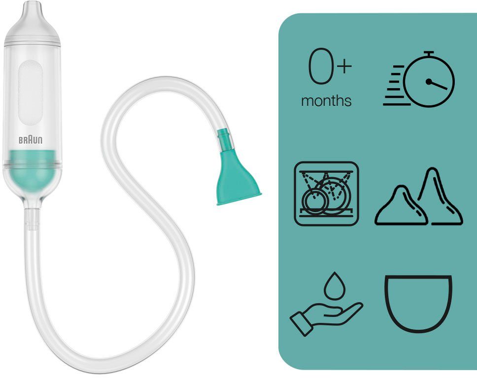 manueller Braun Nasensauger BNA050EU, Nasensauger