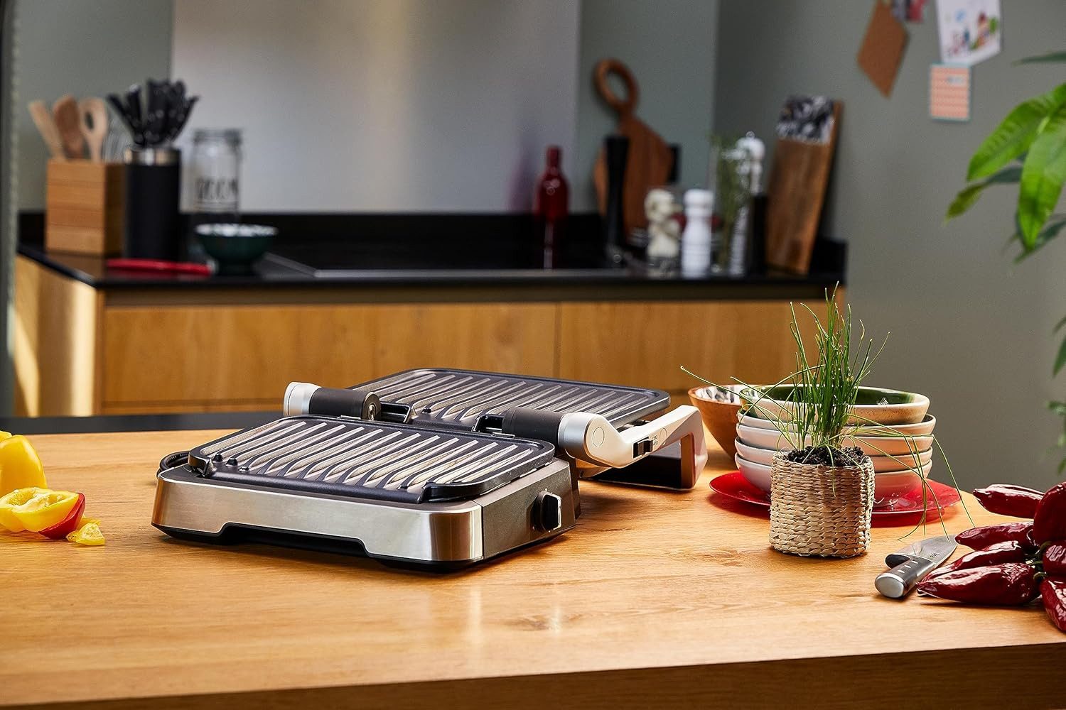 Tefal Kontaktgrill OptiGrill 4in1 GC774D10 inkl. Backschale