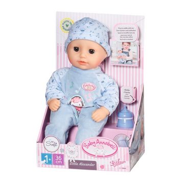 Zapf Creation® Babypuppe Baby Annabell Little Alexander, 36 cm, weich, mit Stoffkörper, blau