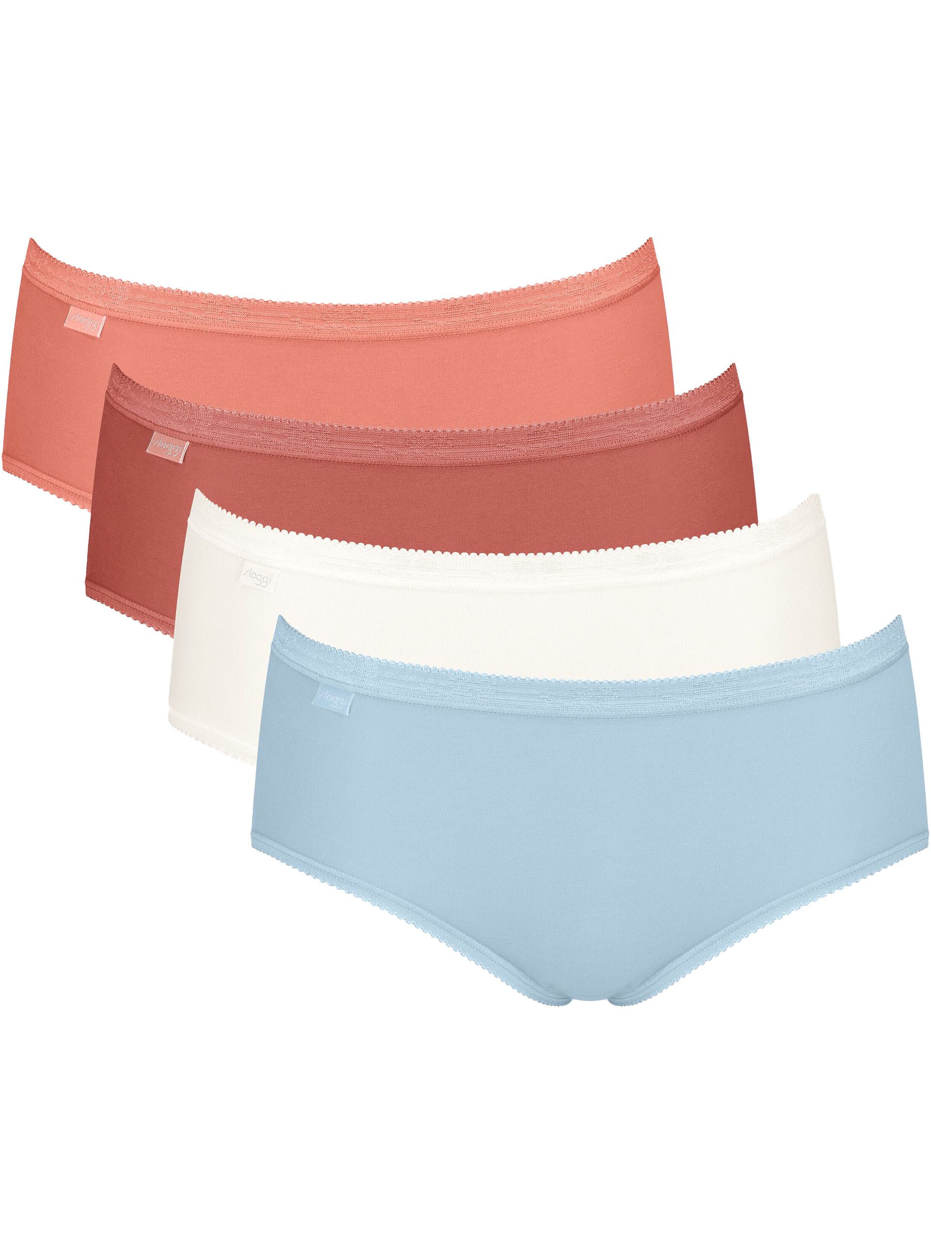 sloggi Midislip Basic Midi (4-St) Midi-slip panty-s shorts günstig online kaufen