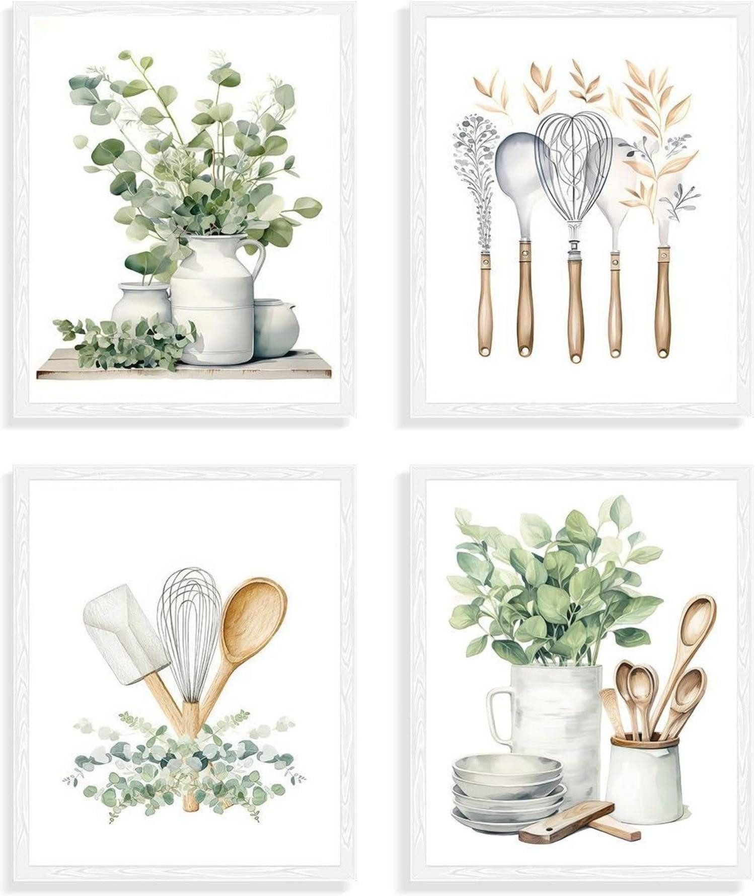 Dazzlewall Leinwandbild Botanische Küche Leinwandbilder Salbei günstig online kaufen