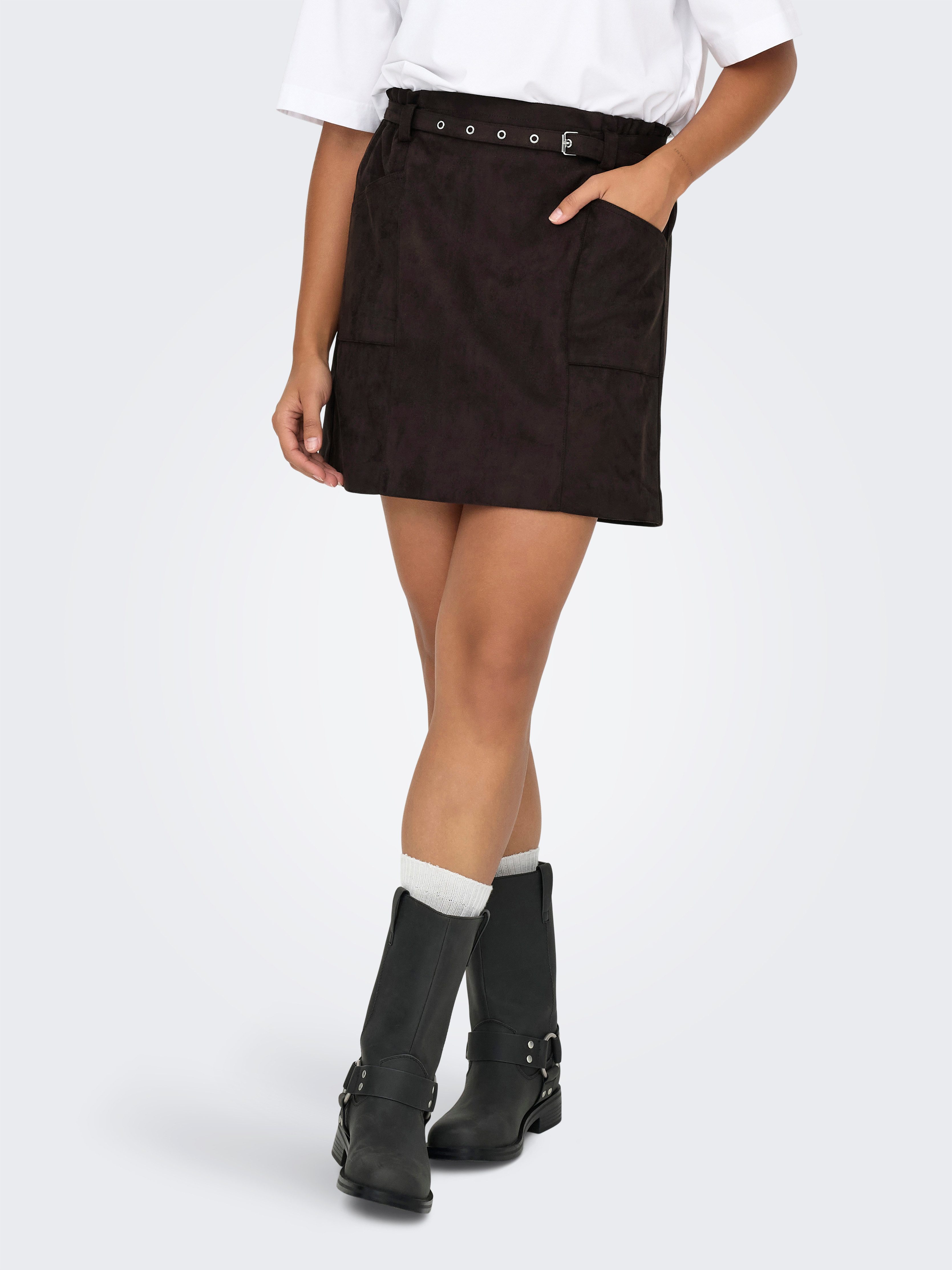 ONLY Minirock ONLDIANE HEIDI LIFE FAUX günstig online kaufen