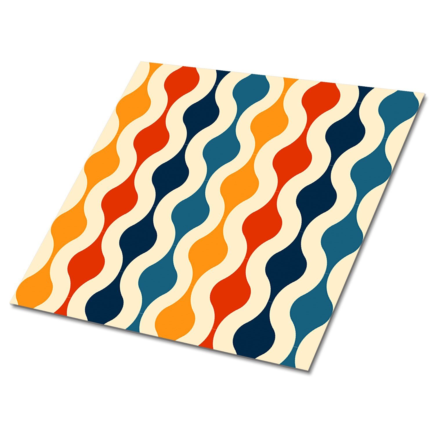 Tulup Vinylfliesen Selbstklebende Fliesen Platten 30 cm x 30 cm Wandpaneele 9 Stück PVC