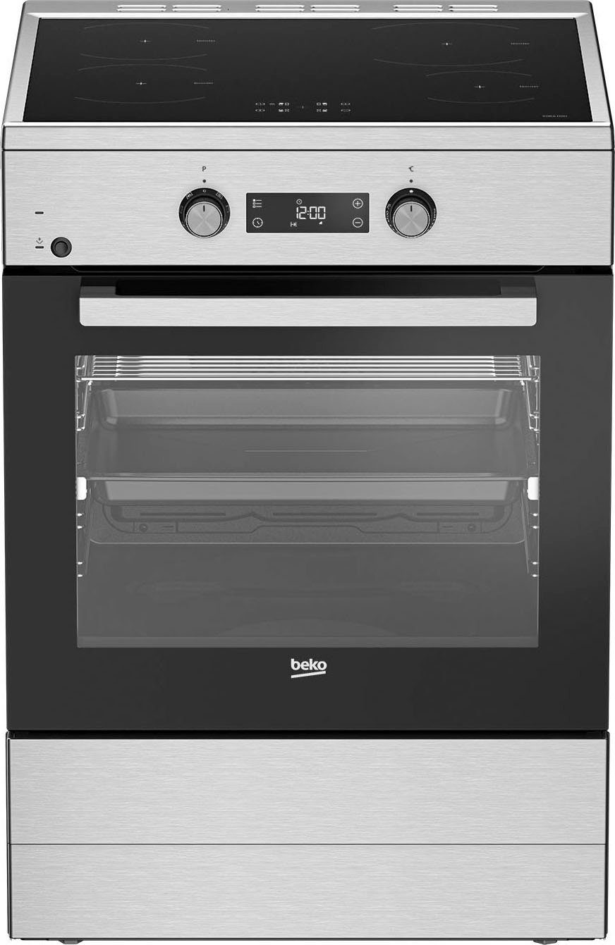 BEKO Induktions-Standherd FSM69301SXT 7724086781, mit 1-fach-Teleskopauszug