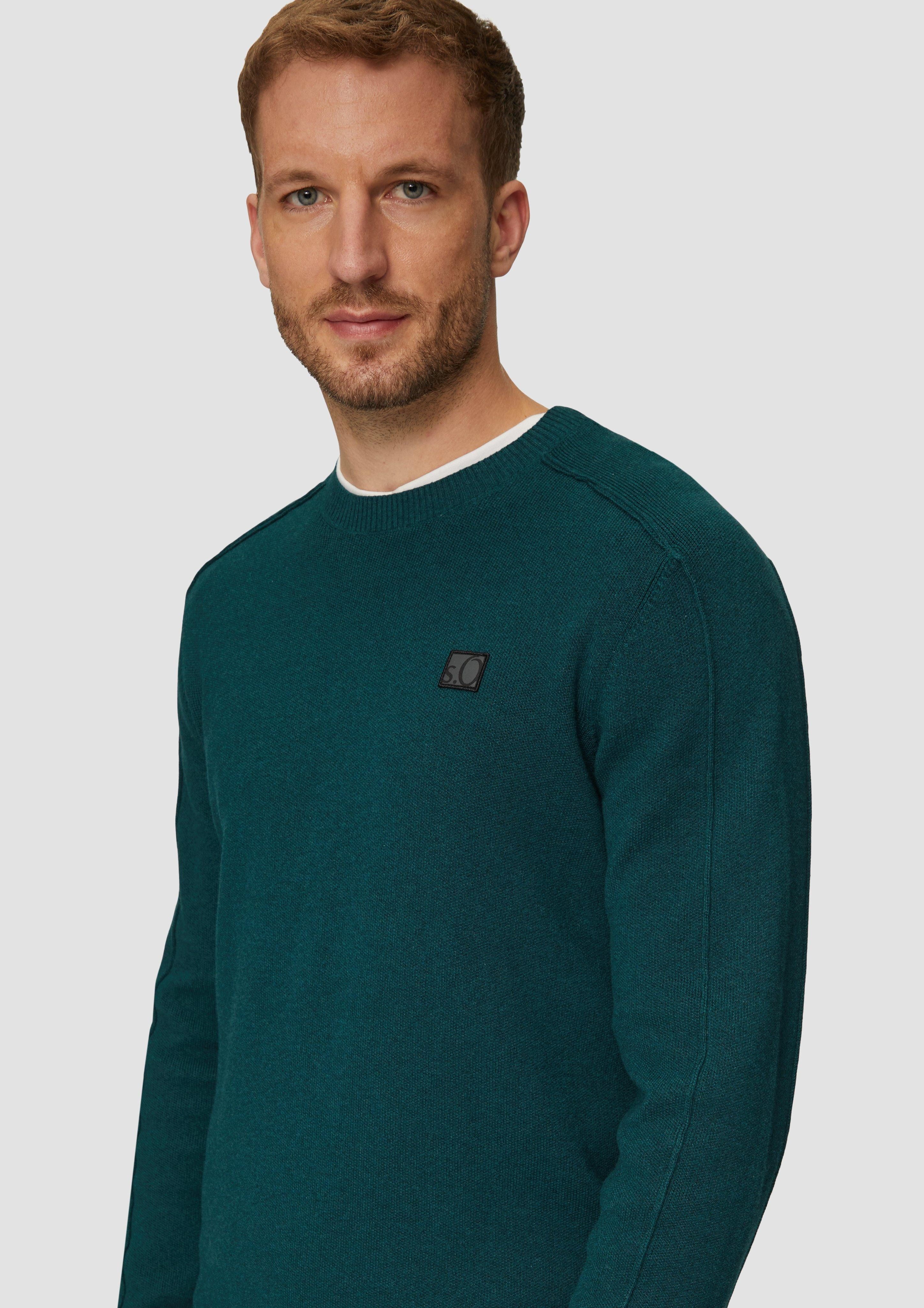 s.Oliver Strickpullover Strickpullover mit Nahtdetails und günstig online kaufen