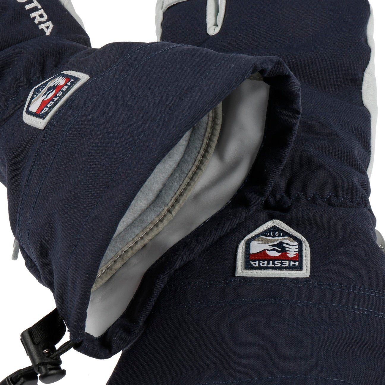 Hestra Skihandschuhe (1-St) Lederhandschuhe mit Futter