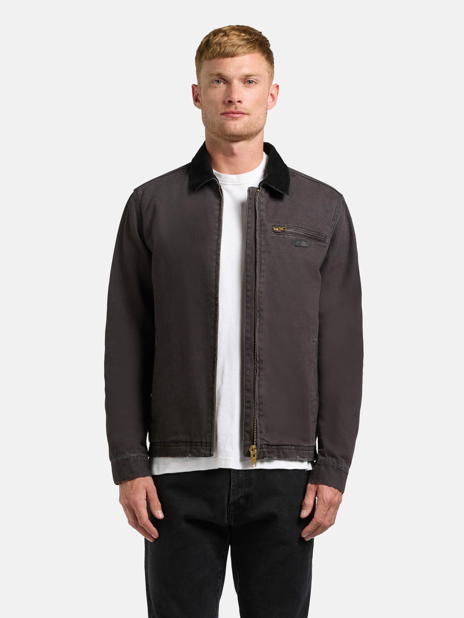 khujo Hemdjacke Deddy Modische Herren Jacke mit Kordkragen