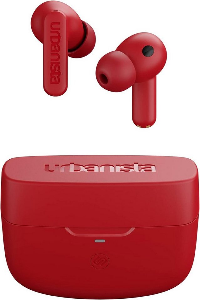 Urbanista Atlanta Earbuds vibrant red wireless In-Ear-Kopfhörer