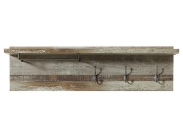 möbelando Garderobenpaneel Britta, 130 x 38 x 28 cm (B/H/T)