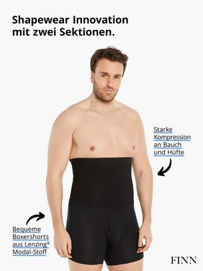 FINN Design Shapinghose Shapewear Kompressions-Shorts Herren extra starke Kompression, eine Kleidergröße weniger