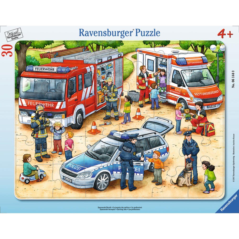 Rahmenpuzzle Spannende Berufe - Rahmenpuzzle