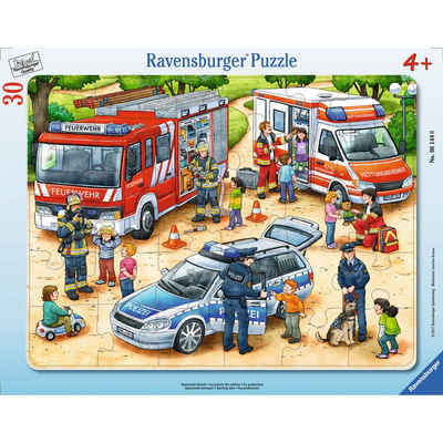 Ravensburger Rahmenpuzzle »Spannende Berufe - Rahmenpuzzle«, 30 Puzzleteile