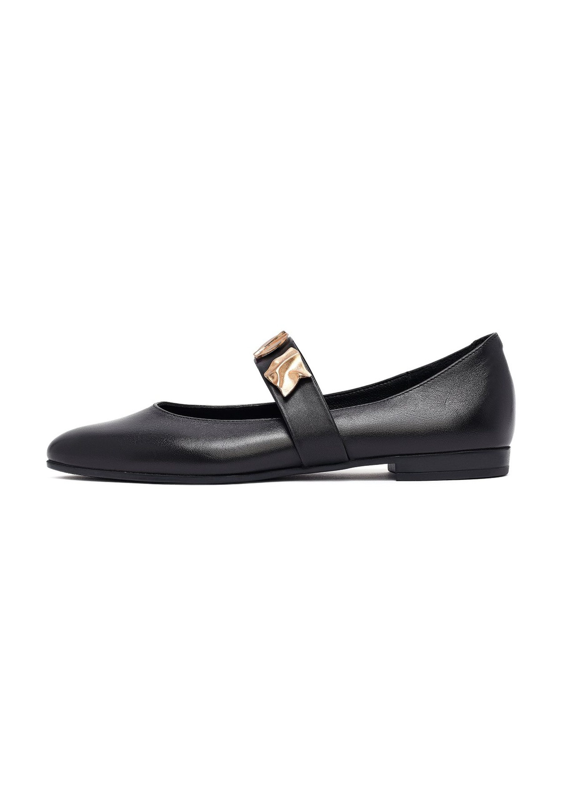 Ballerinas aus Leder Ballerina