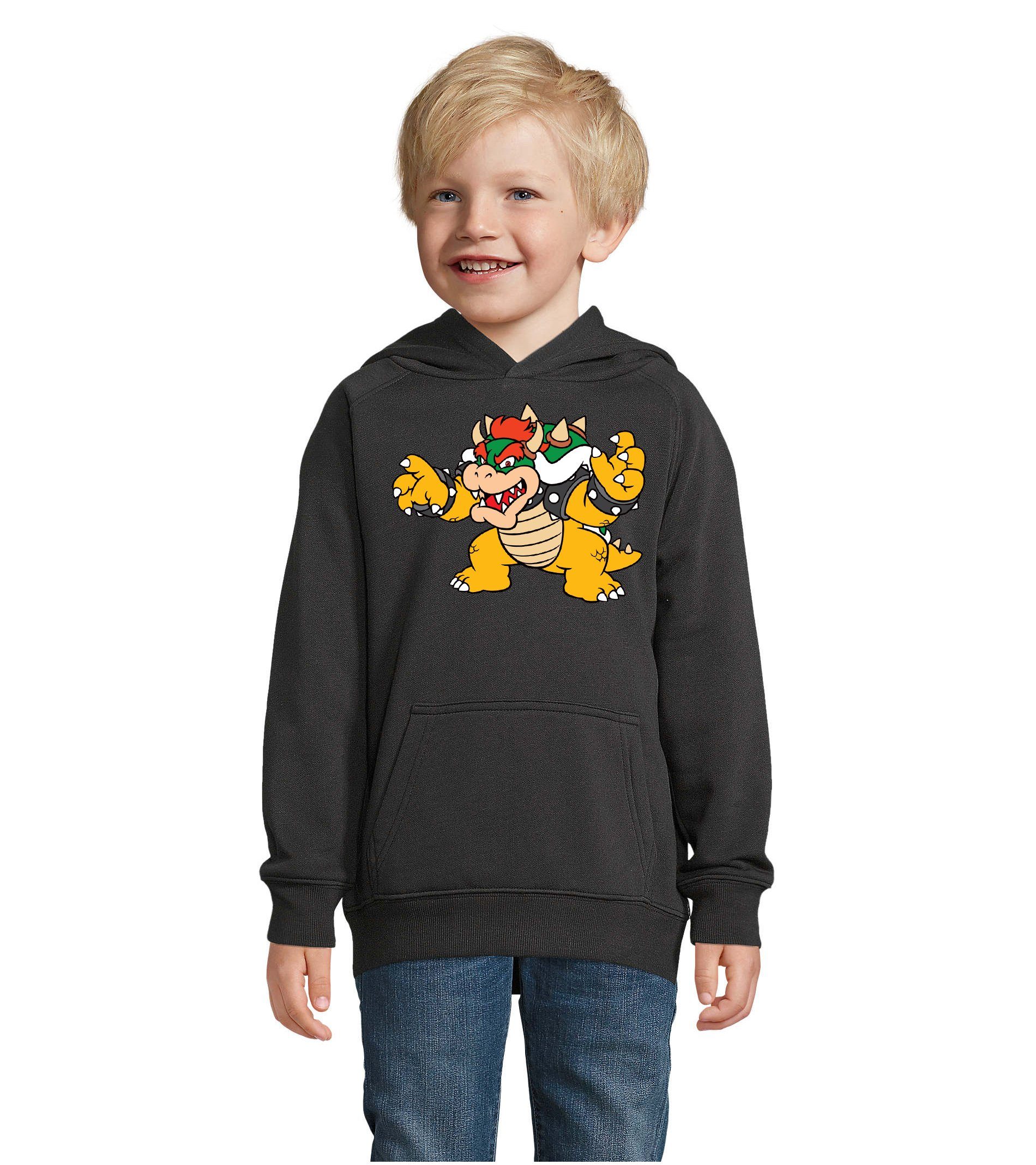 Hoodie Kinder Bowser Mario Yoshi Luigi Game Gamer Gaming Konsole Retro