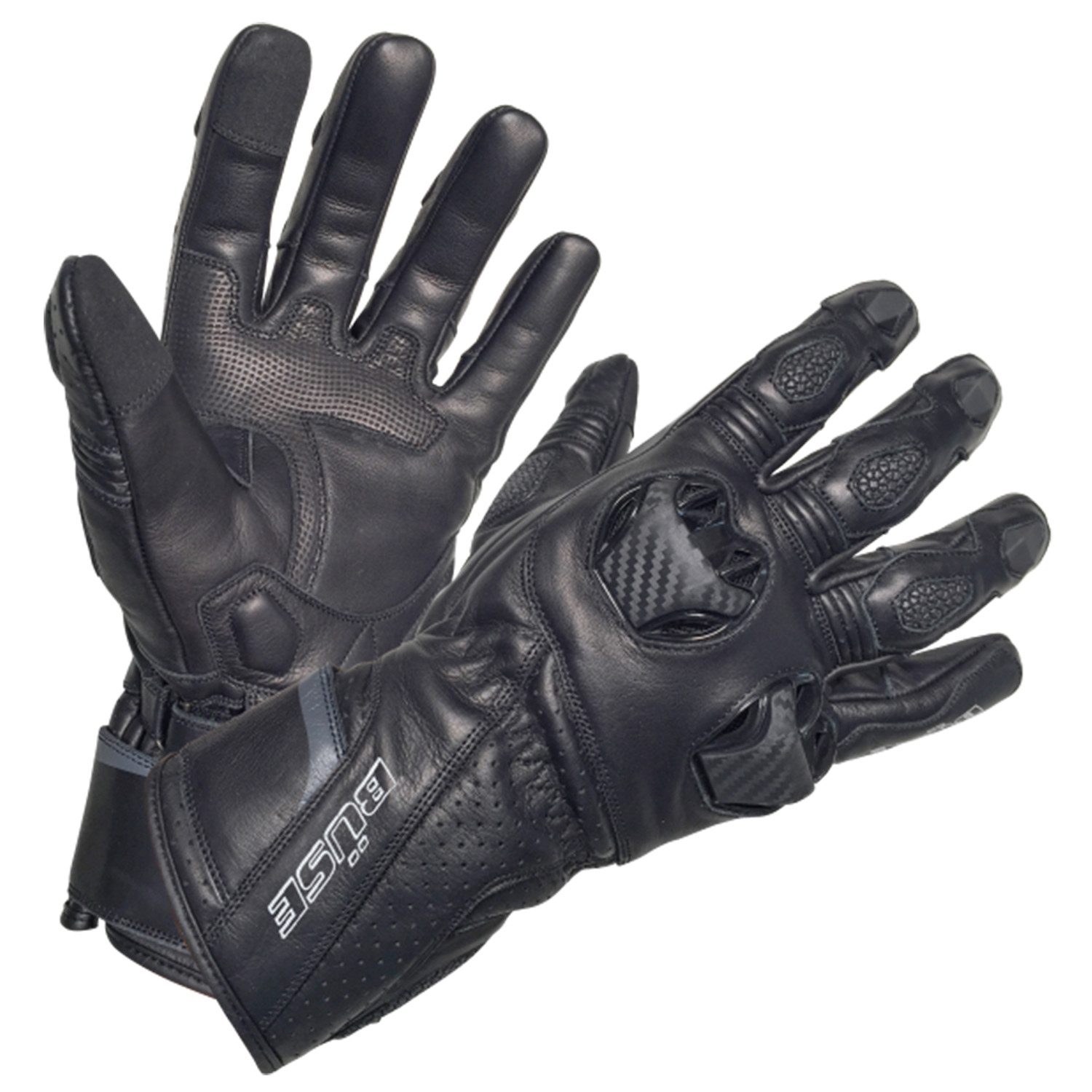 Büse Motorradhandschuhe BÜSE Seca Sporthandschuh Obermaterial : 100% Rindleder