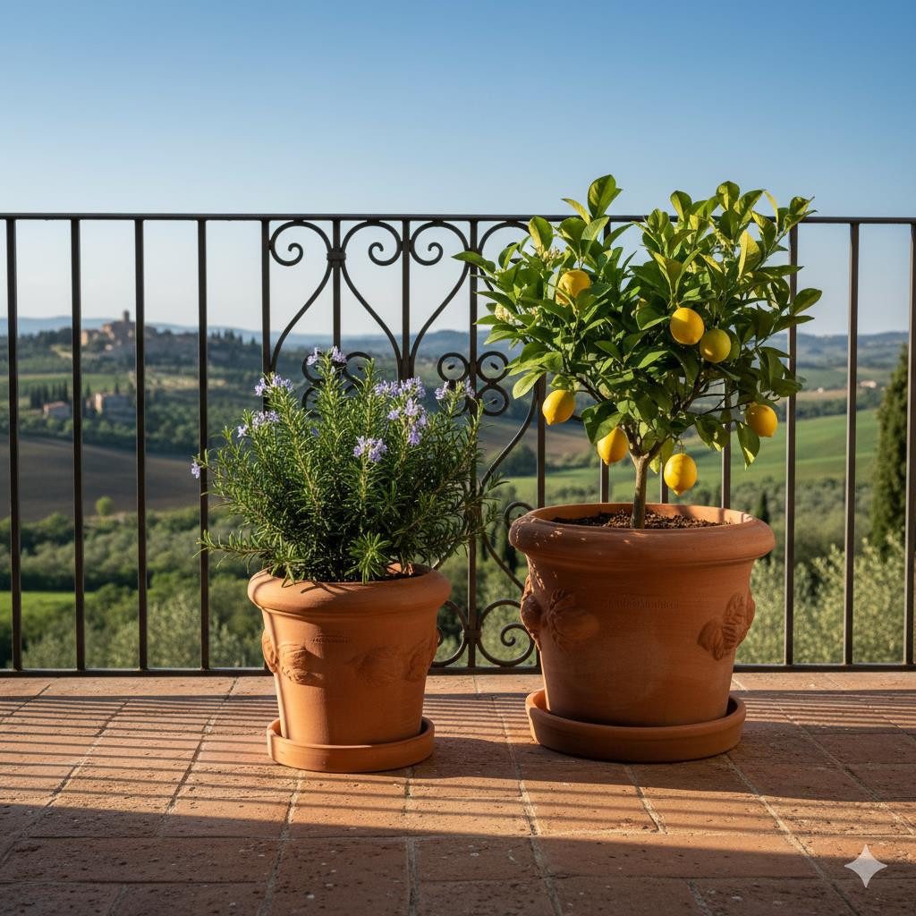 Teramico Pflanzkübel Terrakotta Blumenkübel Limoni Toscana 25, 100% Frostfe günstig online kaufen