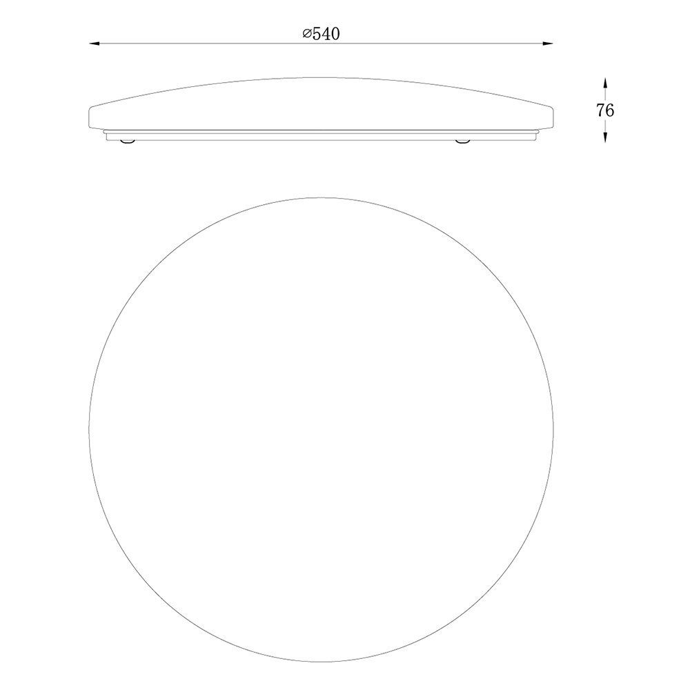 verbaut, fest Tageslichtweiß, Deckenleuchte LED-Leuchte, CCT dimmbar Kaltweiß, LED Neutralweiß, Smart LED-Leuchtmittel etc-shop Fernbedienung Wohnzimmerlampe Smarte Warmweiß,