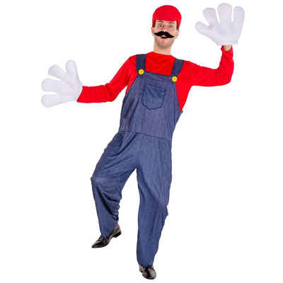 dressforfun Kostüm Herrenkostüm super Klempner Mario