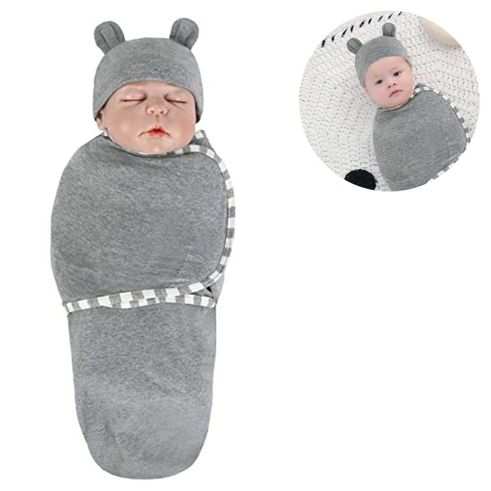 Mmgoqqt Babyschlafsack »Pucksack Baby, Wickeltuch für Säuglinge (0-3  Monate), verstellbares Wickeldecke für Neugeborene, 100% Bio-Baumwolle  Swaddle Decke« online kaufen | OTTO