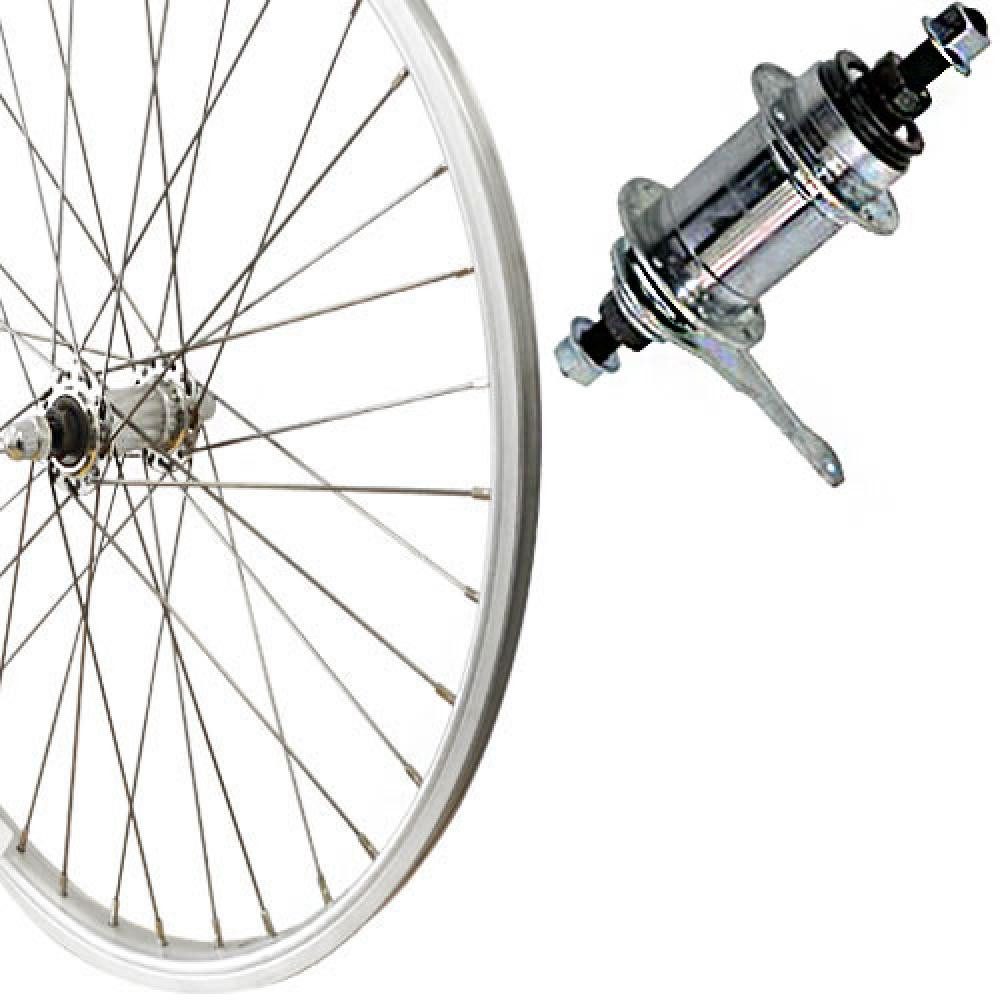 Roland Laufrad Roland Hinterrad 26" Rücktritt silber Kastentyp Aluminium RBN