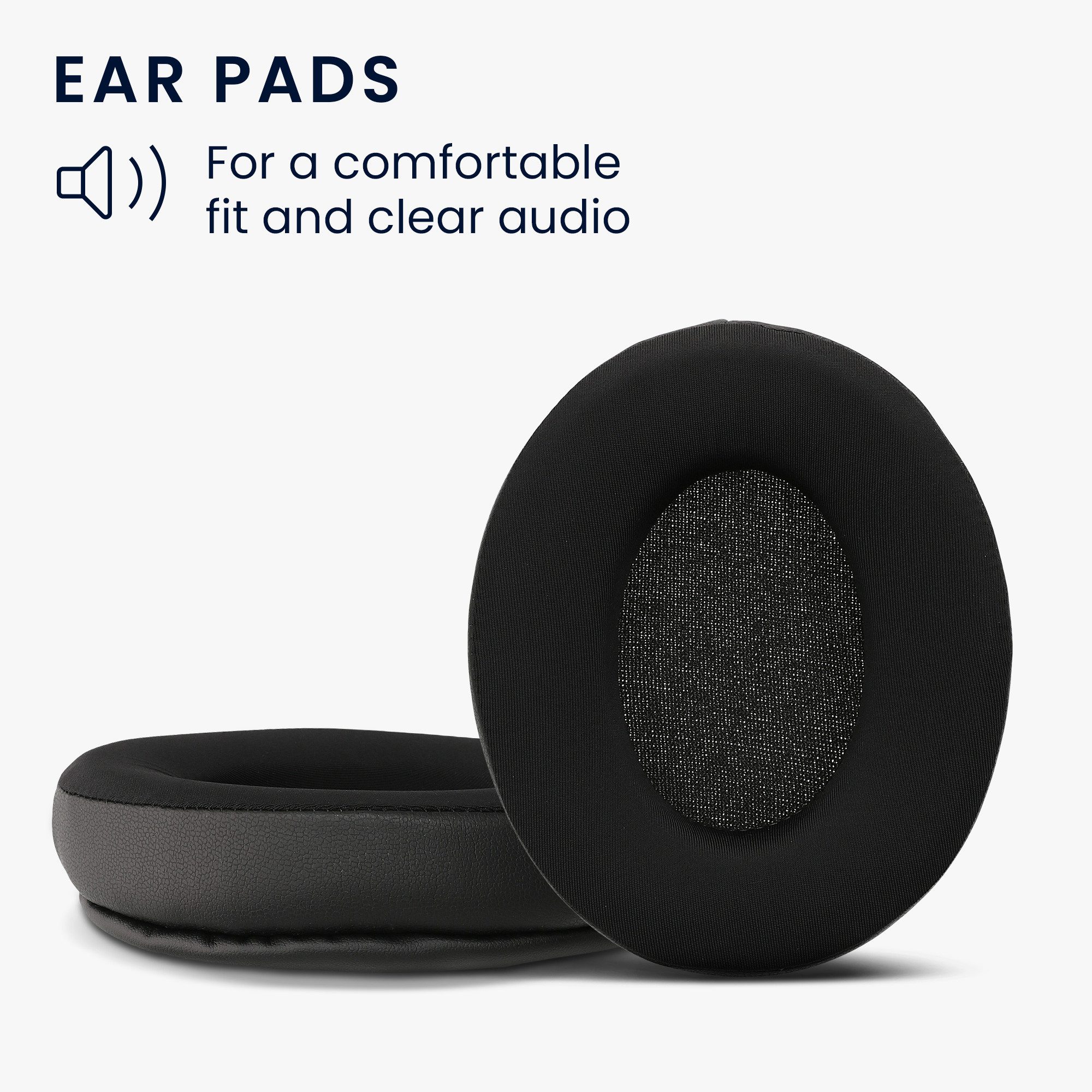 kwmobile 2x Ohr Polster für Logitech G Pro X / G Pro X Wireless / G Pro X 2 HiFi-Kopfhörer (Ohrpolster Kopfhörer Kunstleder für Over Ear Headphones Cooling Effe – Bild 4 von 5