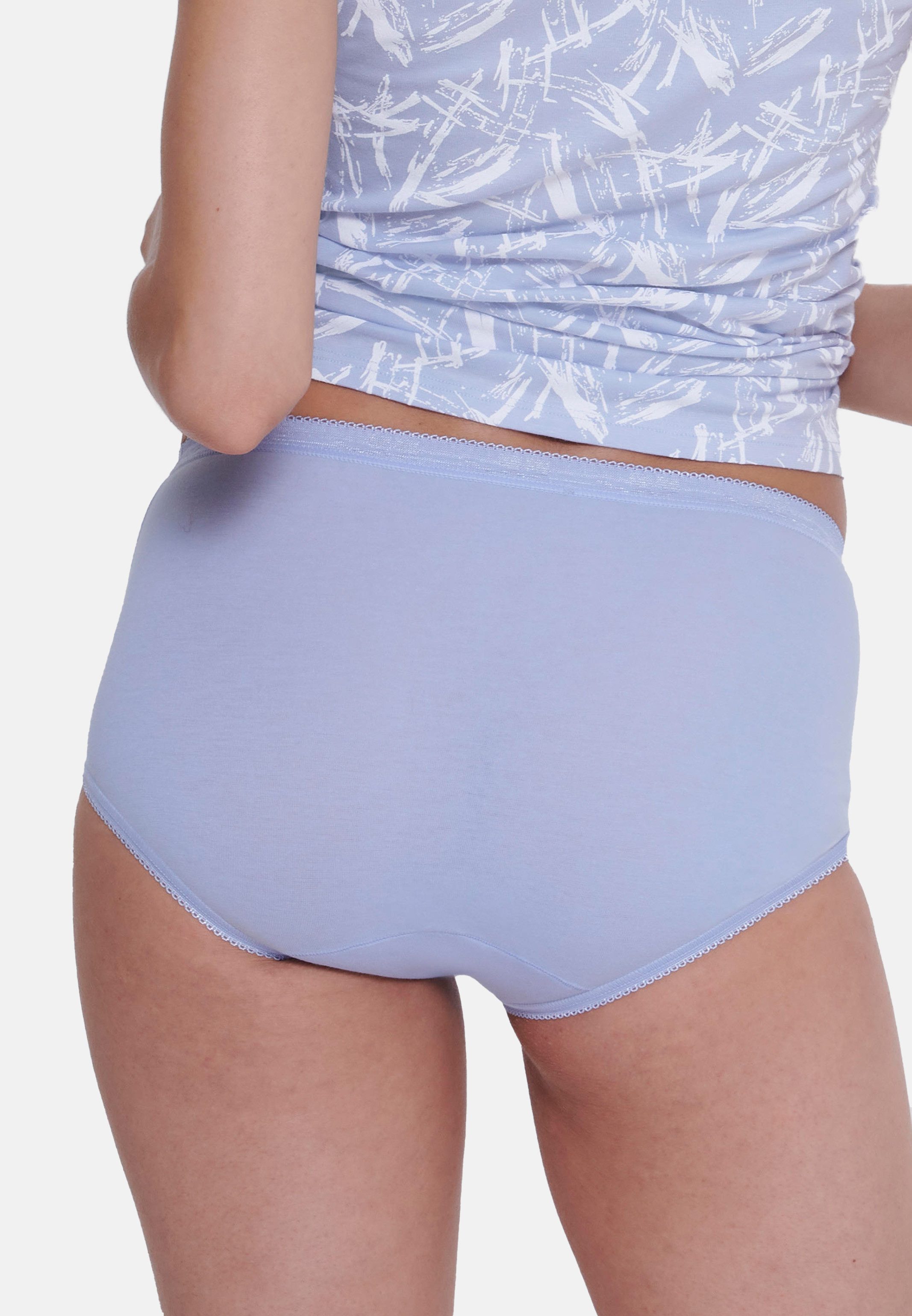 sloggi Midislip 6er Pack Basic+ (Spar-Set) Midi Slip - Baumwolle - Atmungsaktiv - Im praktischen Mehrfachpack