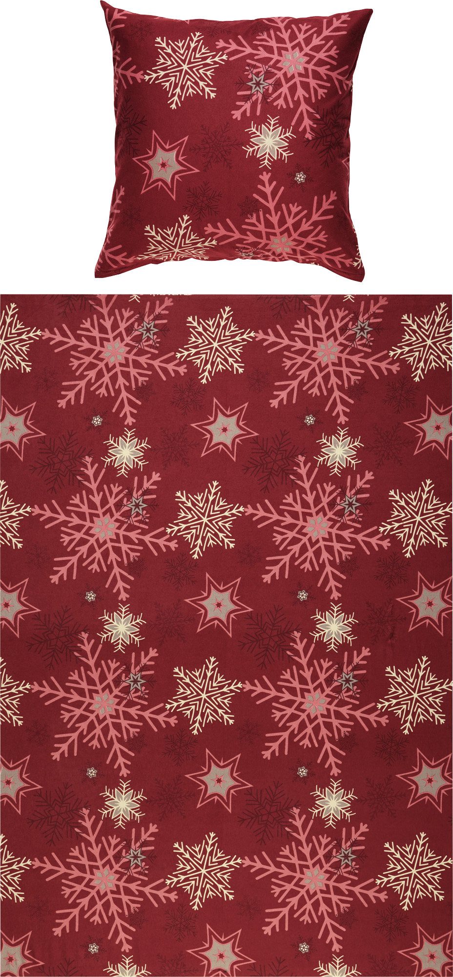 REDBEST Bettwäsche Bettwäsche, Biber, Sterne günstig online kaufen