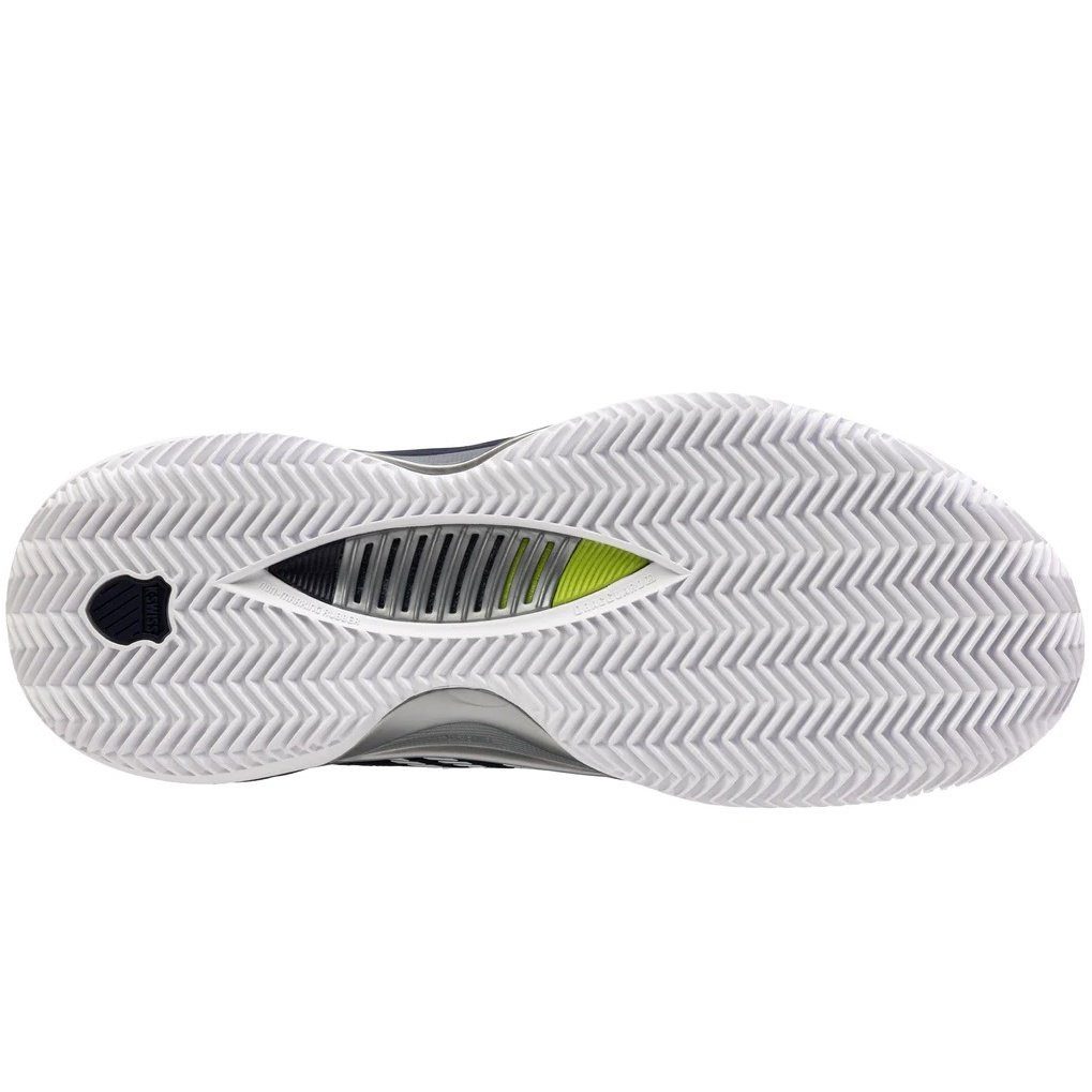K-Swiss Performance Hypercourt Supreme 2 HB Clay/Sandplatz - peacoatblau/weiss/limegrün Tennisschuh