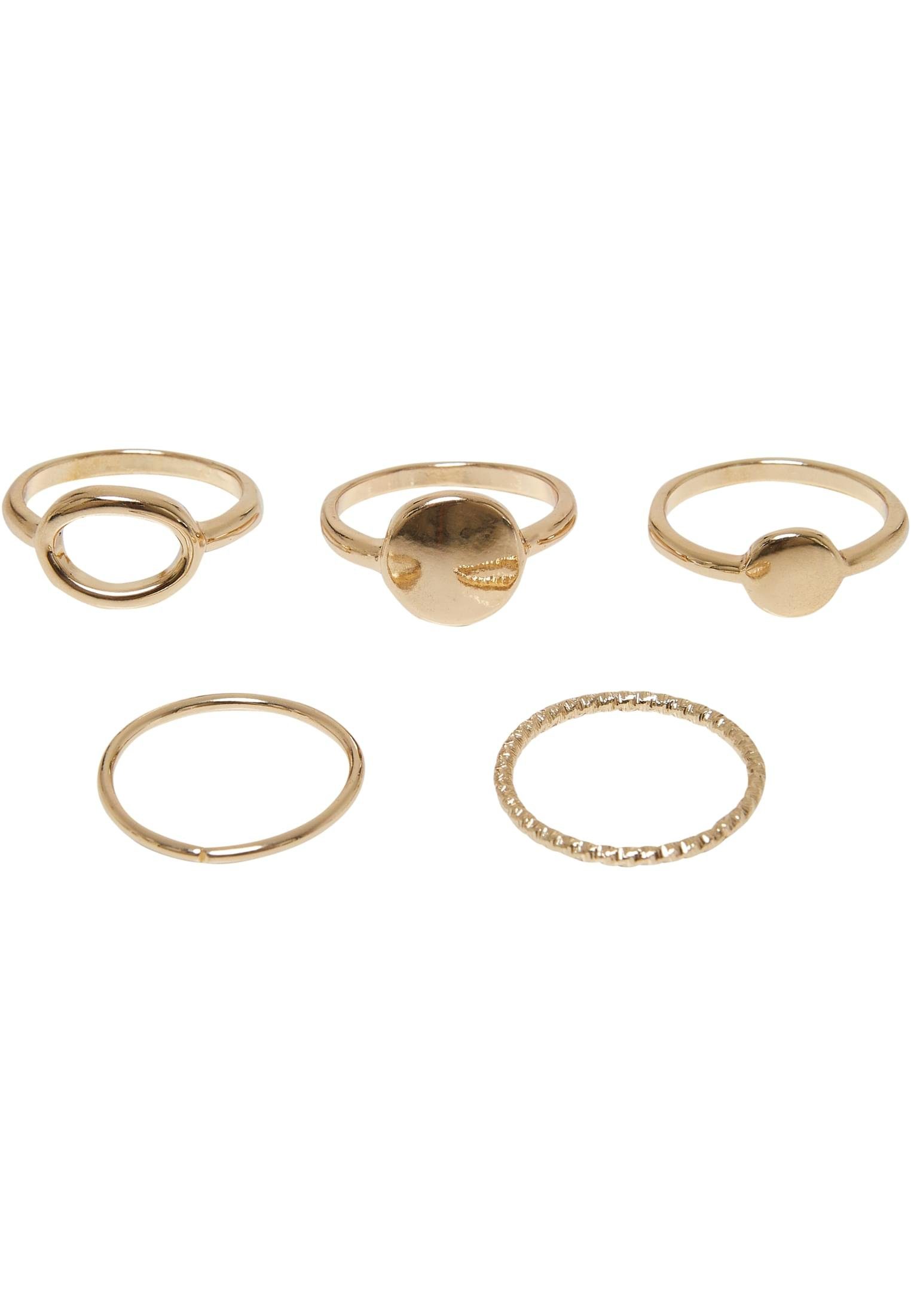 URBAN CLASSICS Ring-Set Accessoires Basic Stacking Ring 5-Pack