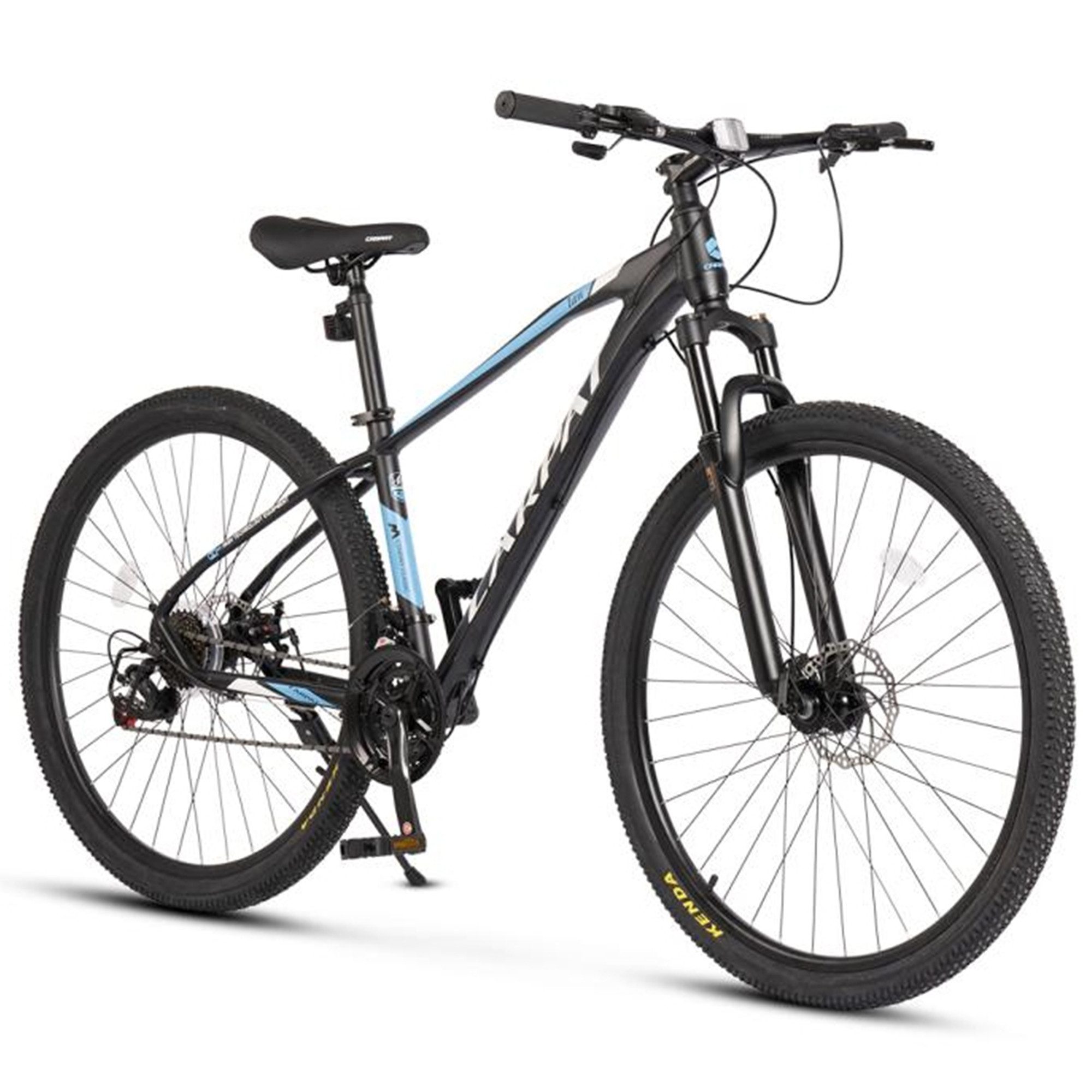 CARPAT SPORT Mountainbike 29 Zoll Fahrrad für Herren Damen Jungen, 21 Gang Shimano Tourney Schaltwerk, Kettenschaltung, Aluminium Rahmen, Jugendfahrrad MTB Hardtail Schnellverschlusssystem