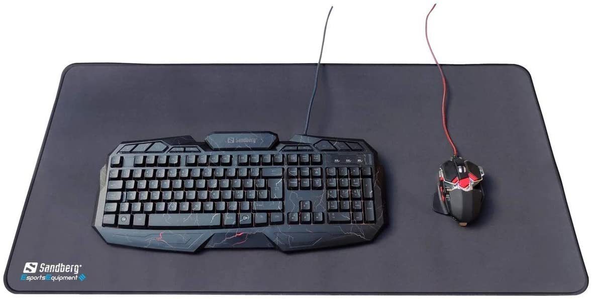 Sandberg Gaming Mauspad Gamer Desk Pad XXXL für Tastatur und Maus - 90 x 45  cm