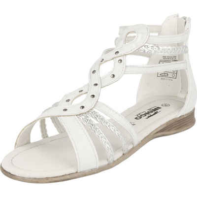 Indigo Mädchen Sandalen Sommer Freizeit Schuhe mit Reißverschluss Römersandale