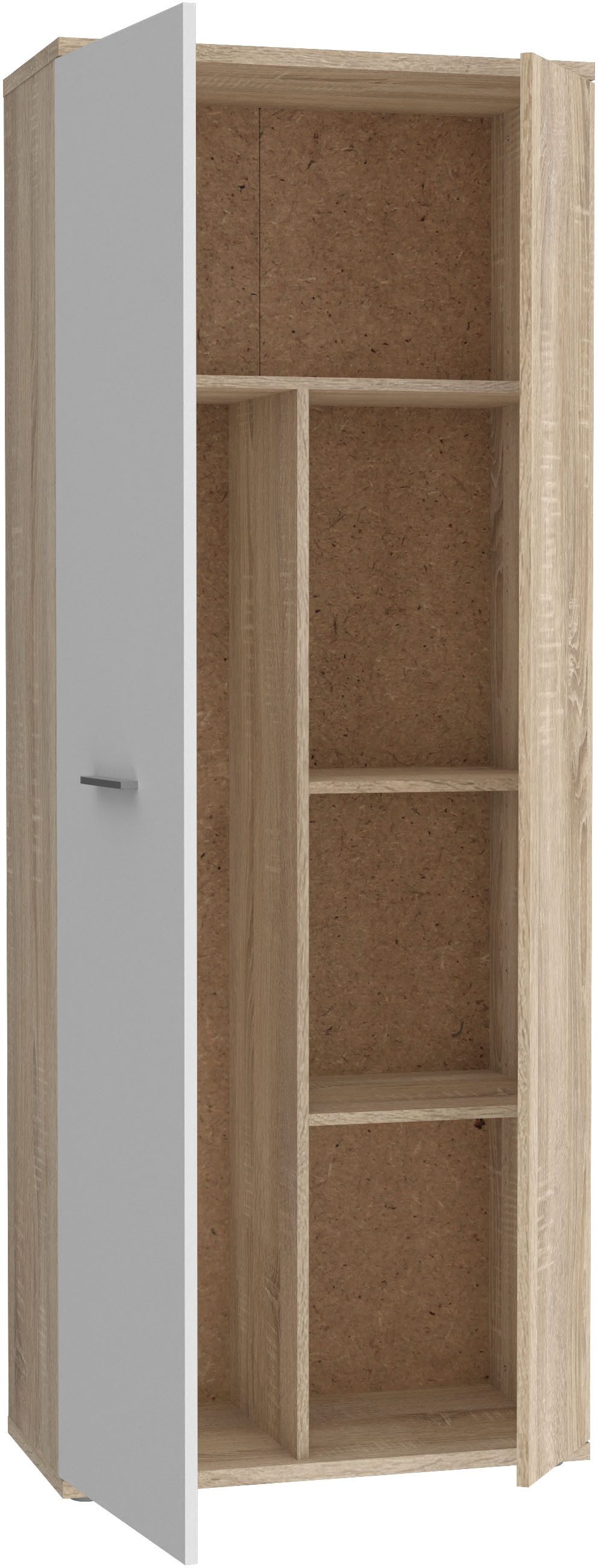FORTE Mehrzweckschrank Platzsparend und kompakt, Stauraum B/H/T 68,9/179,1/34,8 cm – Bild 5 von 5