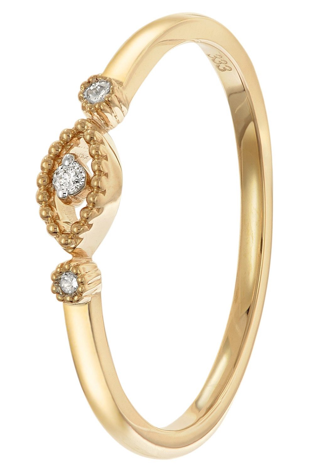 Goldring Diamantring für Gold 333/8K