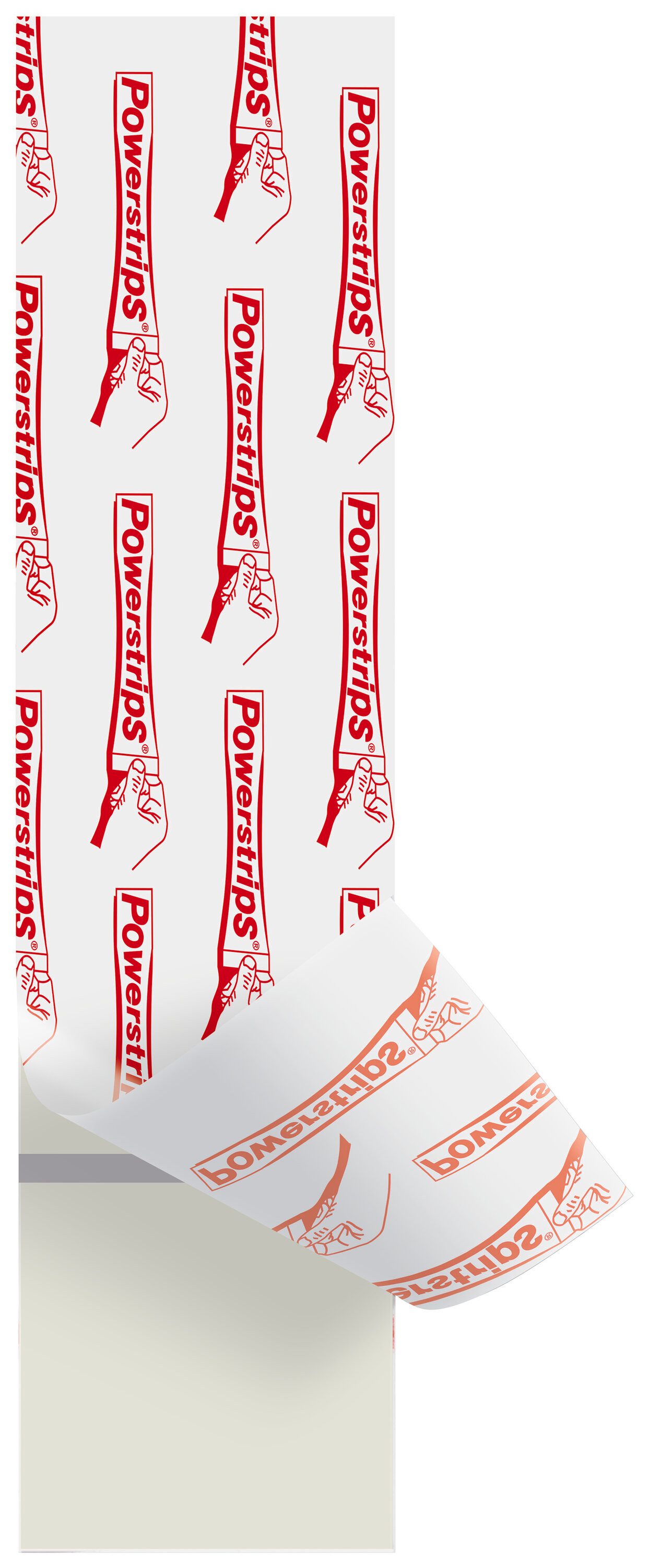 tesa Klebehaken Powerstrips Klebestreifen (Nachfüllpack für den Klebenagel), (Packung, 3-St., 18 Powerstrips doppelseitige Klebestreifen), Stripes für Tapete und Putz - 6er Pack - je max. 1 kg