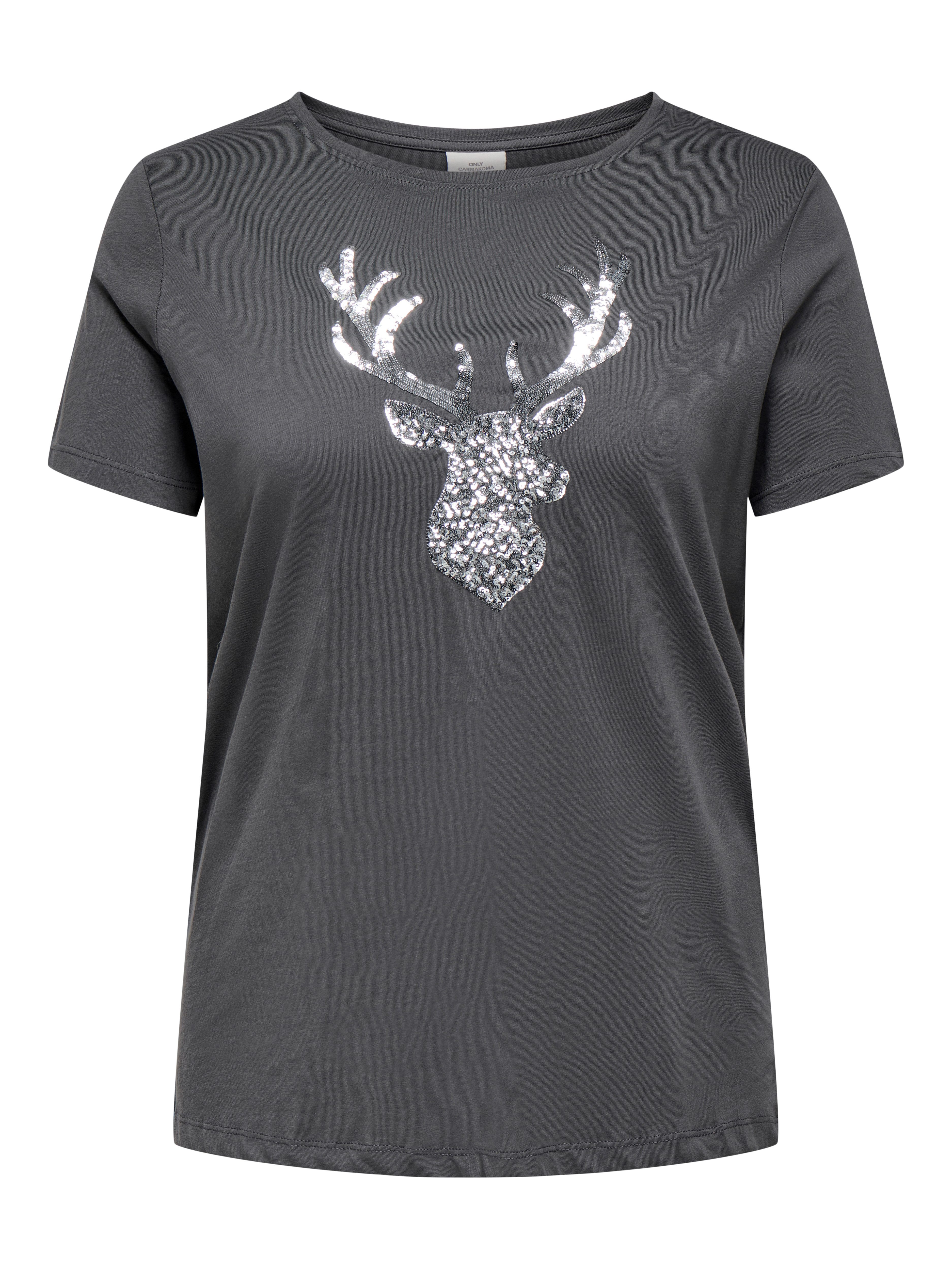 ONLY CARMAKOMA Kurzarmshirt CARULRIKA S/S REG günstig online kaufen