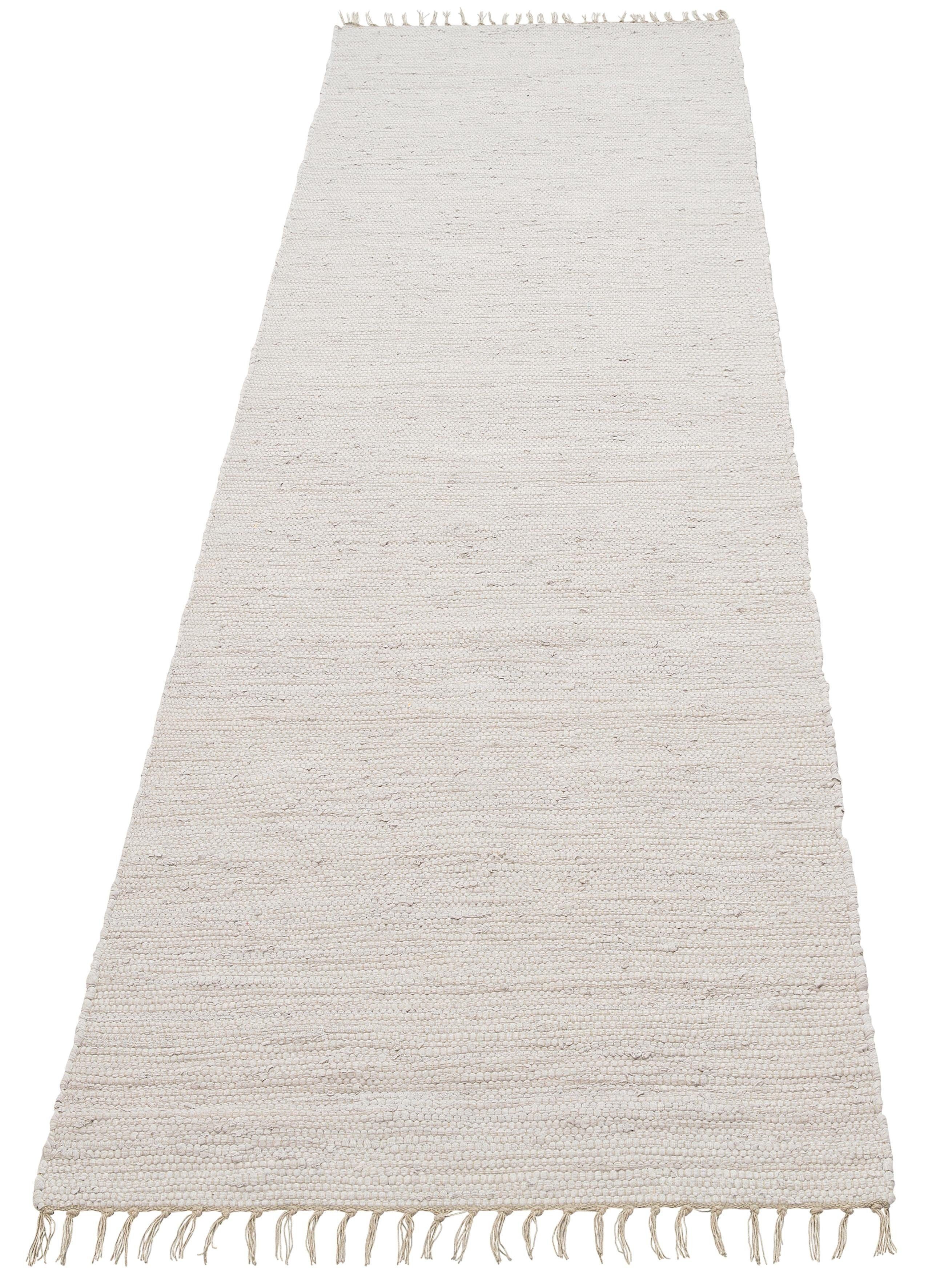 OTTO home Teppich Paul, rechteckig, Höhe: 5 mm, Wendeteppich, Uni, handgewe günstig online kaufen