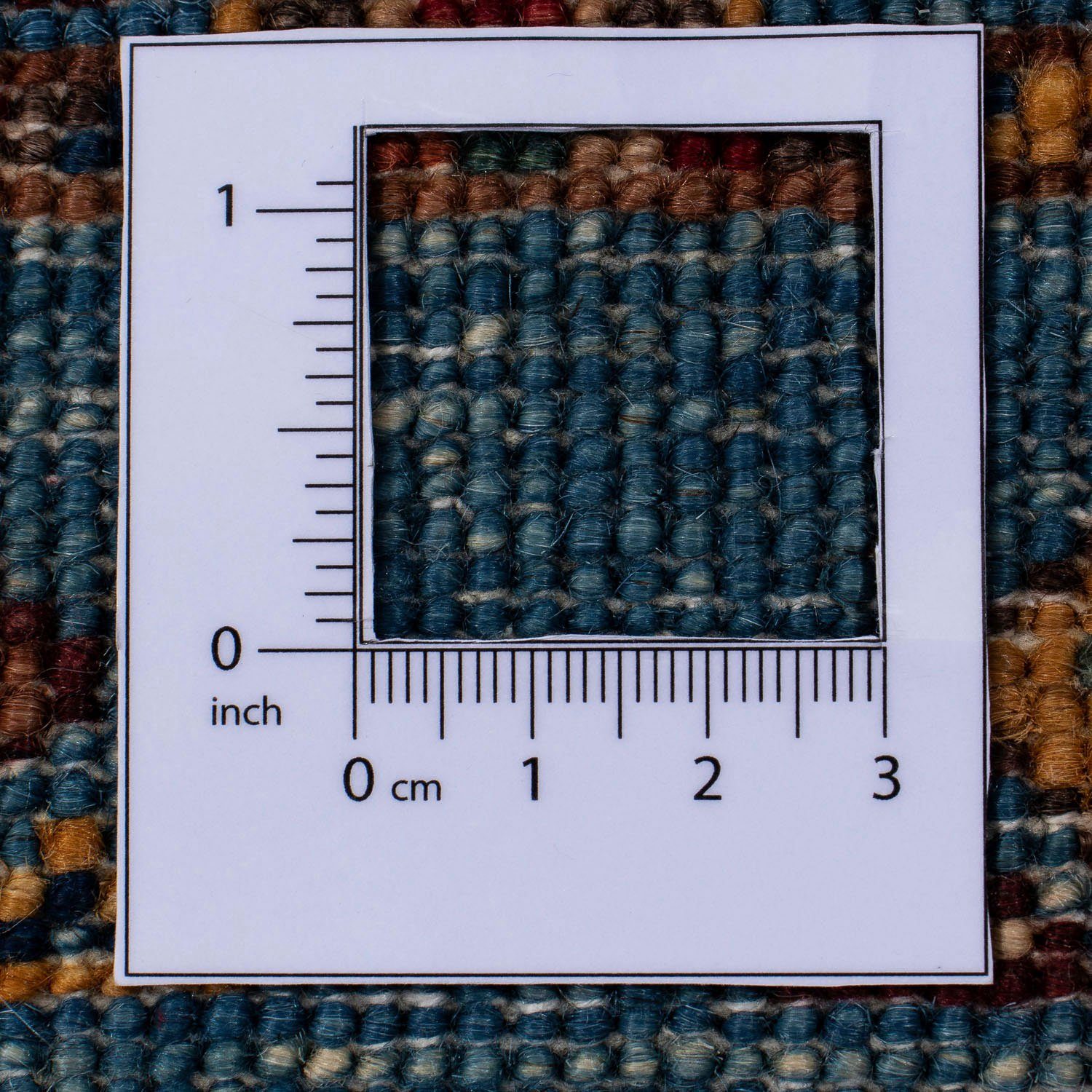 blau, - Ziegler Zertifikat Orientteppich morgenland, 6 mit rechteckig, x 207 Handgeknüpft, Höhe: 157 Wohnzimmer, cm mm, - Einzelstück