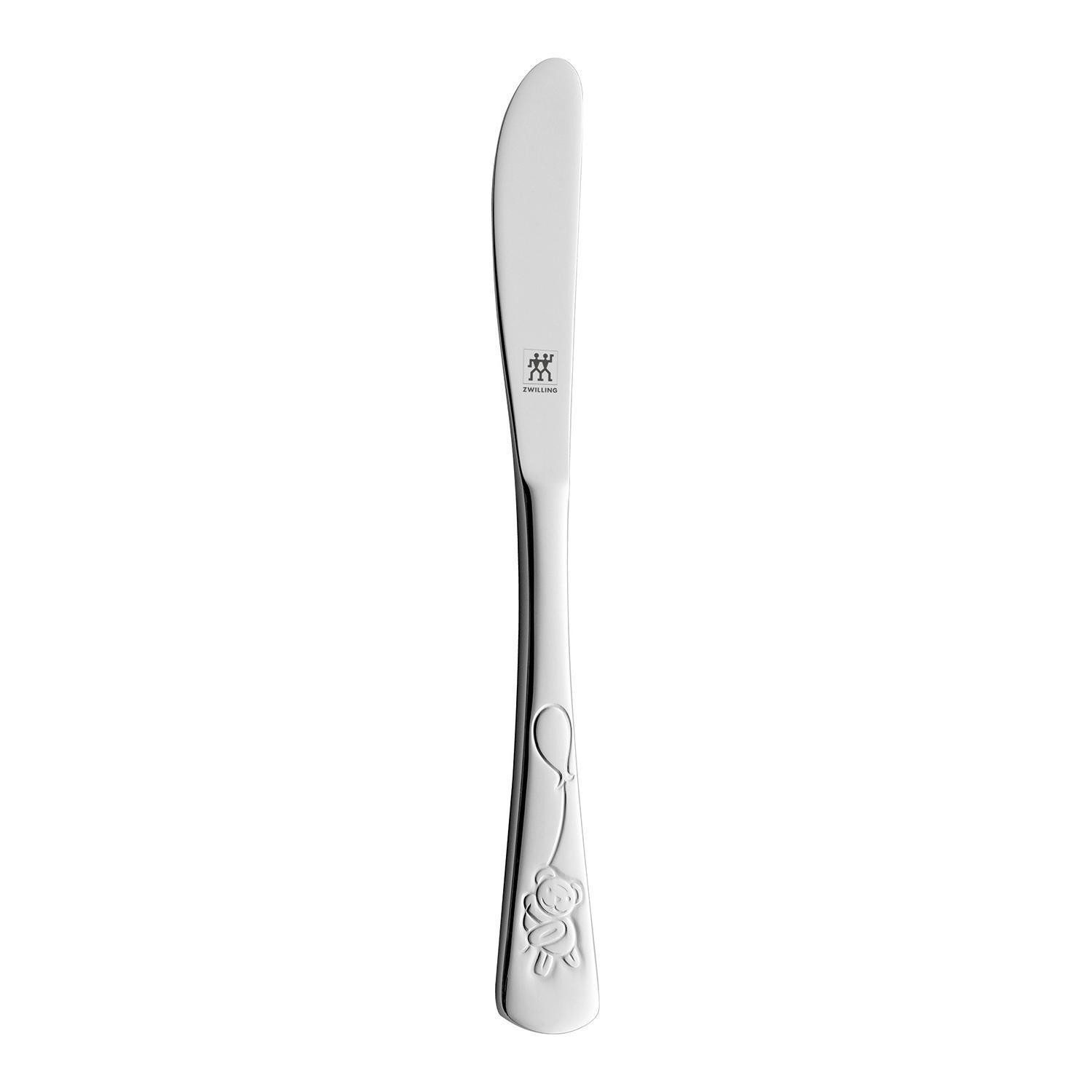 Zwilling Kinderbesteck 4-teiliges Set TEDDY, Teddybären-Motiv, 1 Personen, Edelstahl 18/10, Spülmaschinengeeignet