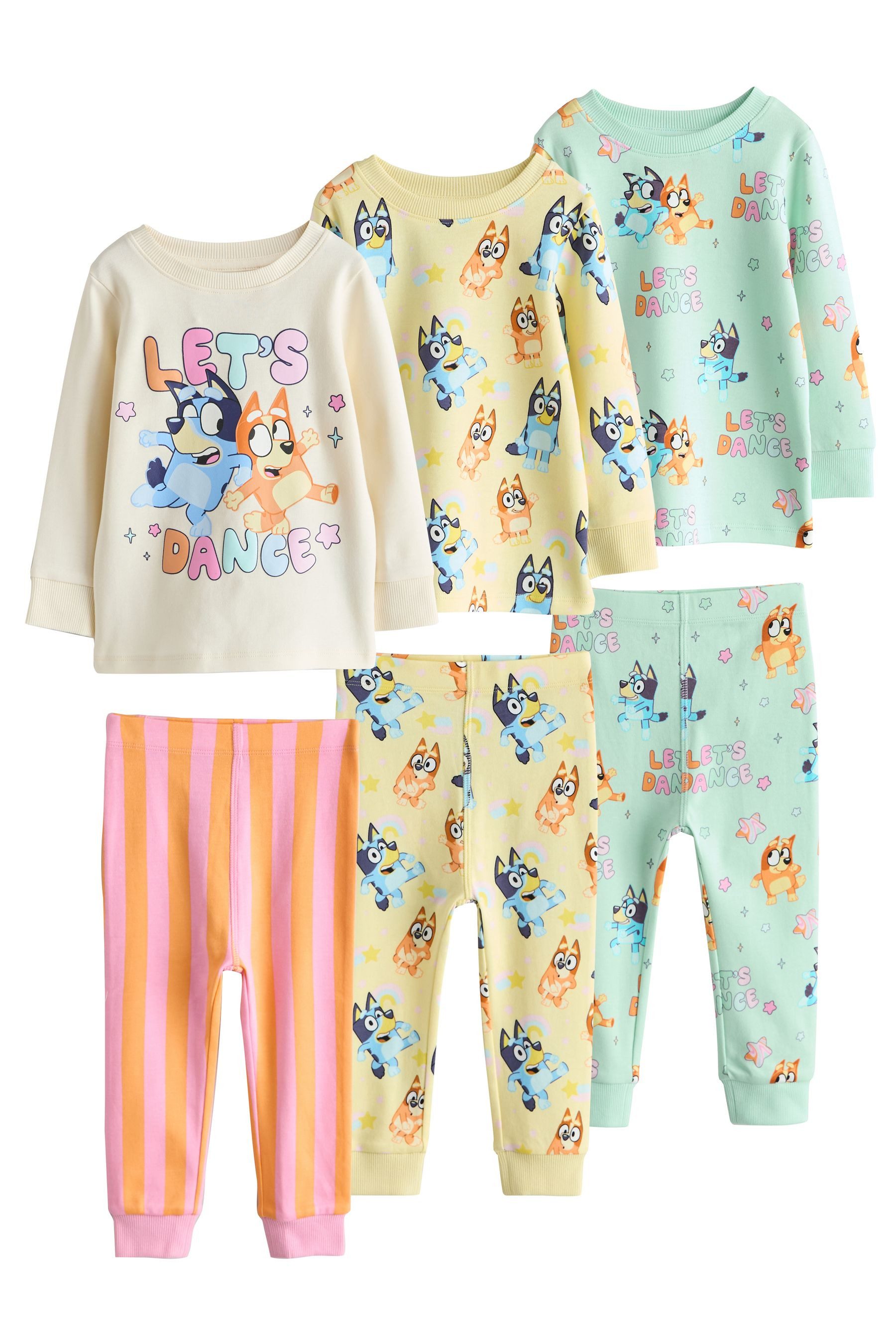 Pyjama Snuggle Schlafanzüge, 3er-Pack
