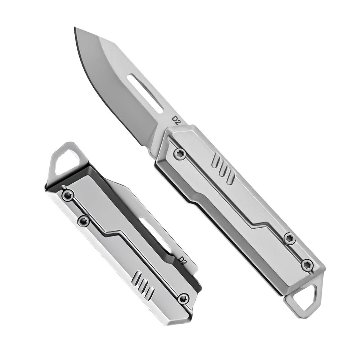 LuxusKollektion Taschenmesser Mini Taschenmesser Edelstahl Schlüsselanhänger Klein