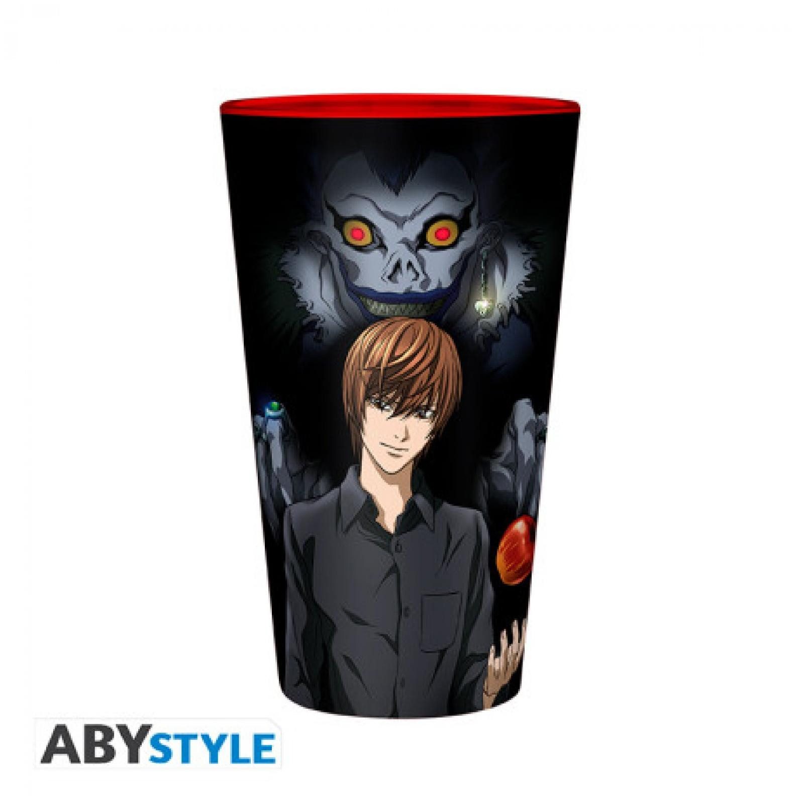 ABYstyle Tasse DEATH NOTE - Large Glass - 400ml - Light & Misa