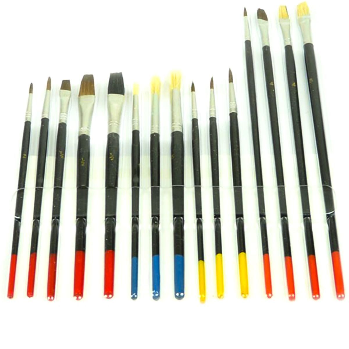 Color Expert Malpinsel Pinsel Set Künstlerpinsel Ölmalerei, Aquarell, Plakatfarben oder Acryl, (15 St), viele Techniken