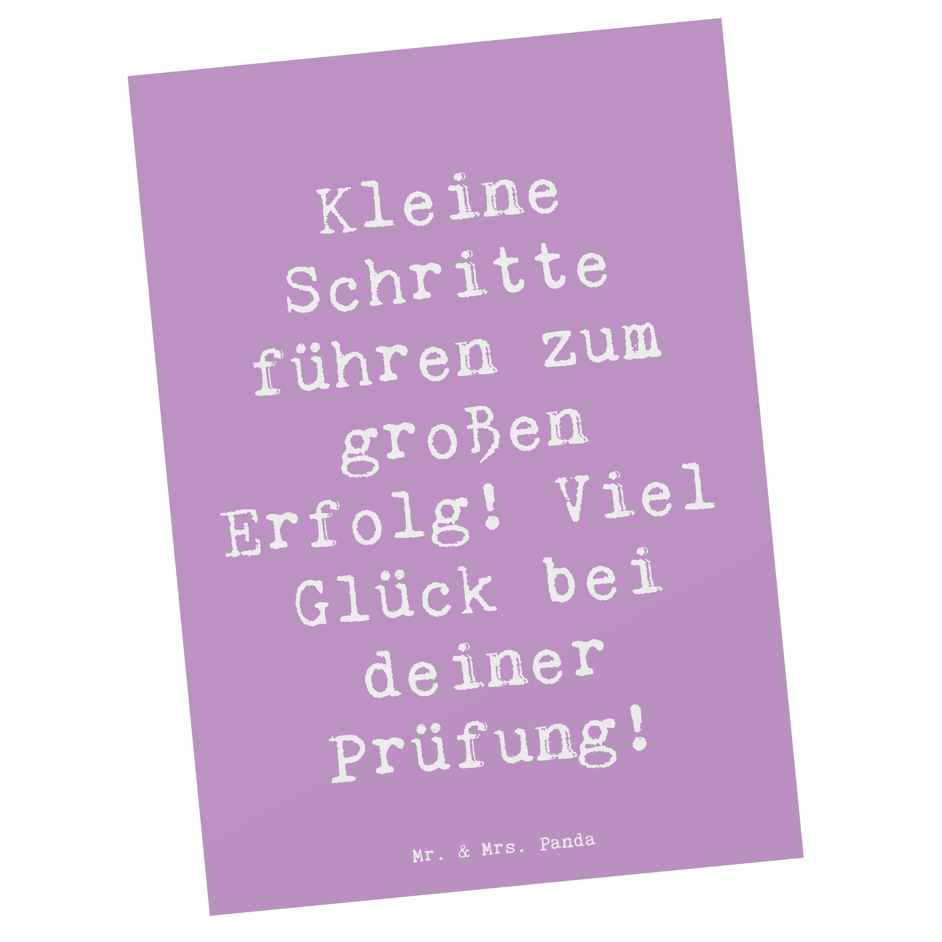 Postkarte Prüfungen bestehen - Lavendeltraum - Geschenk, Inspiration, Einladung