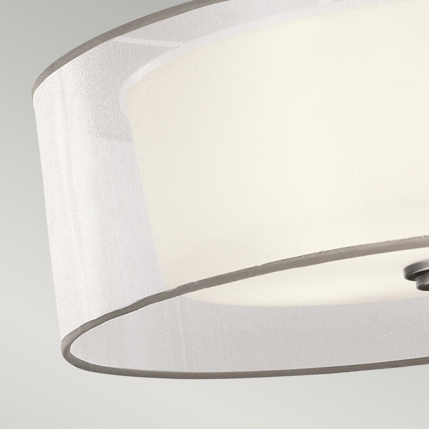Licht-Erlebnisse Pendelleuchte Weiß ohne Hängeleuchte Glas Leuchtmittel, CANELADO, Zinn E27 Modern Hängelampe Metall
