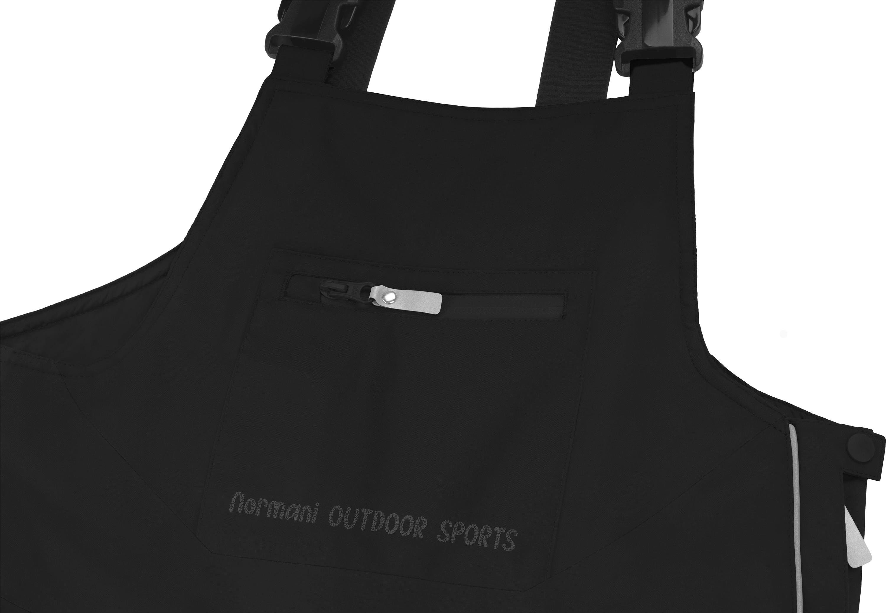 normani Schneehose Kinder Winter Latzhose Paulatuk Wasserdichte Winterhose Thermohose gefütterte Skihose