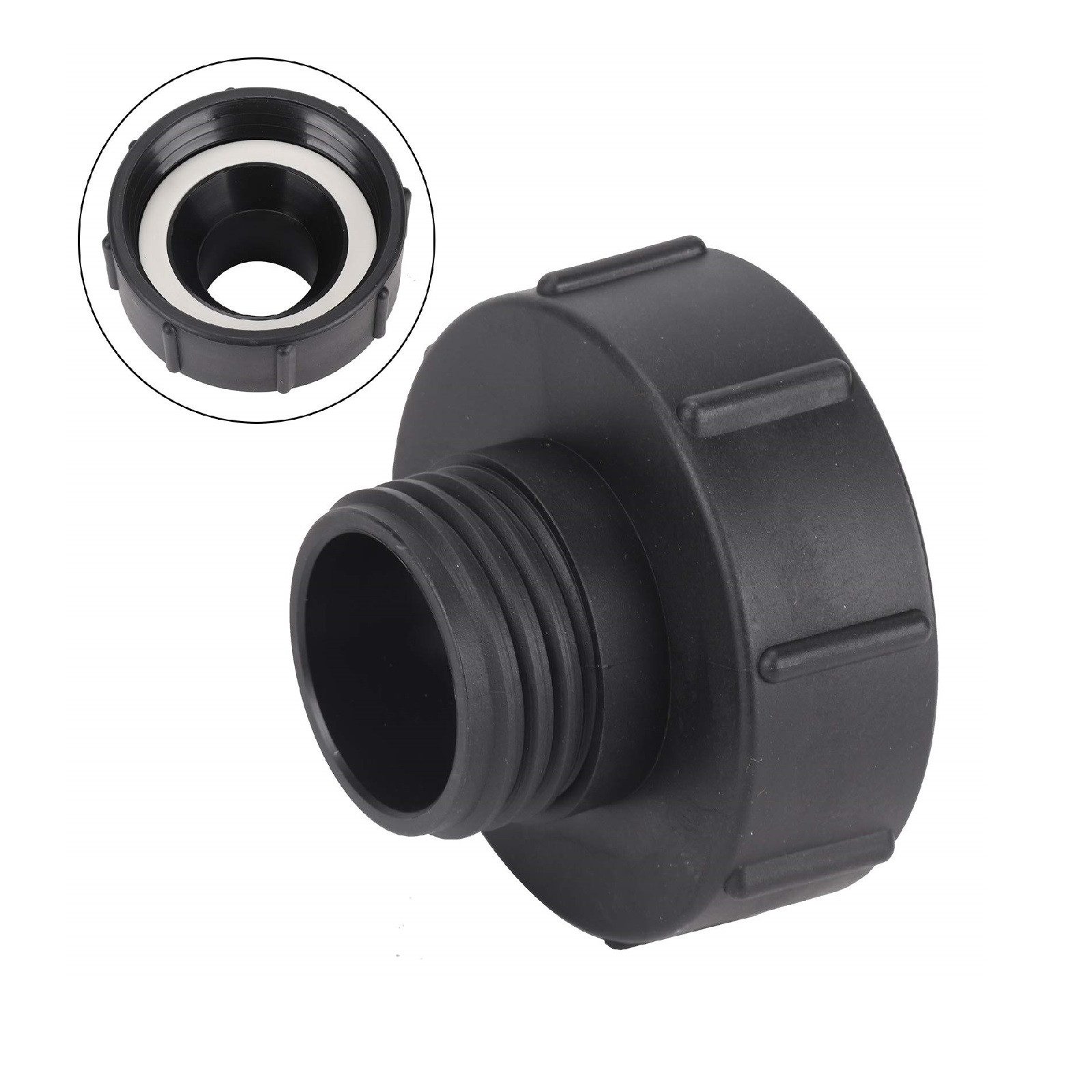 Youyijia Tankdeckel IBC Adapter 3 Inch S100 x 8 Coarse Thread