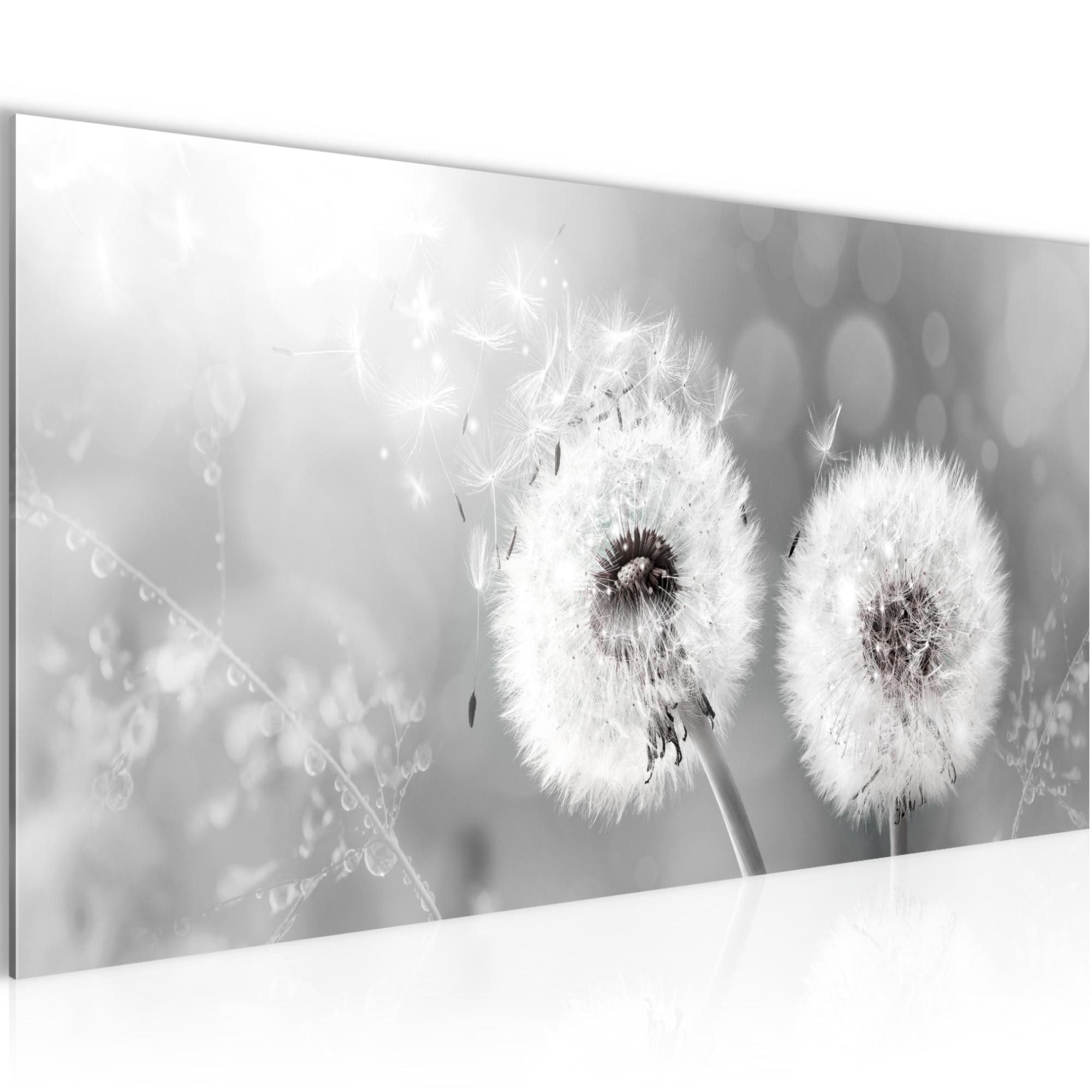 Runa Art Wandbild Wandbild Blumen Bilder XXL Wohnzimmer Schlafzimmer 100 x 40 cm, (1 St)